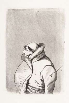 Obraz pod tytułem "Karta do gry z portretem Jana Rustema"