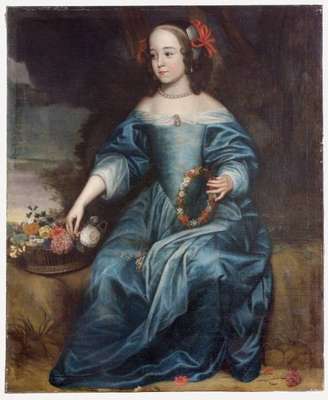 Obraz pod tytułem "Portret księżniczki Marii van Nassau-Oranje "