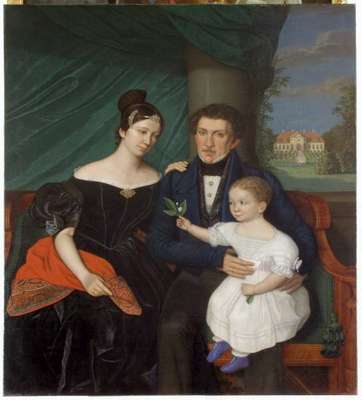 Obraz pod tytułem "Portret Friedricha Karla Alexandra zu Dohna "