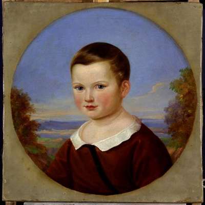 Obraz pod tytułem "Portret nieznanego chłopca "