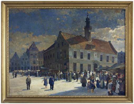 Obraz pod tytułem "Rynek Starego Miasta "