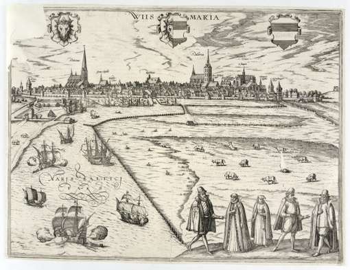 Obraz pod tytułem "Panorama Wismaru"