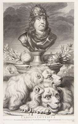 Obraz pod tytułem "Portret króla szwedzkiego Karola Gustawa"