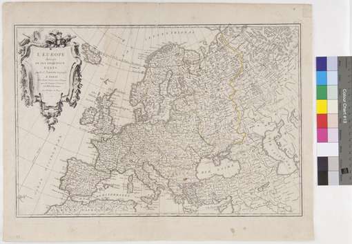Obraz pod tytułem "Mapa Europy"