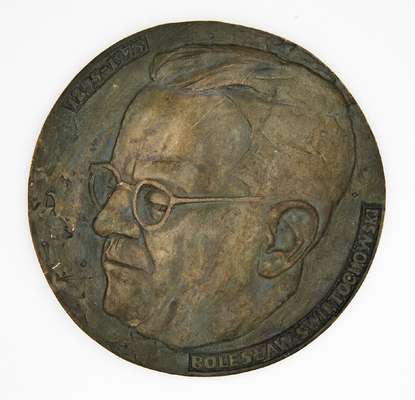 Obraz pod tytułem "Medal pamiątkowy z popiersiem Bolesława Świętochowskiego"