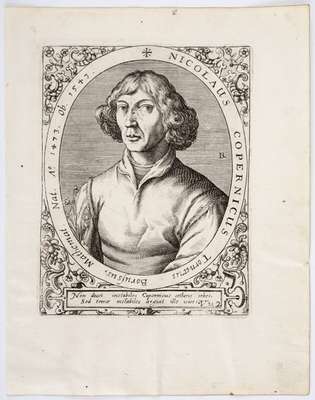 Obraz pod tytułem "Portret Mikołaja Kopernika (1473-1543) z 