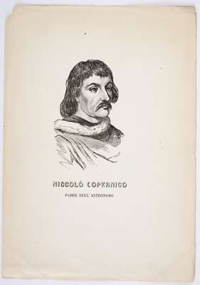 Obraz pod tytułem "Portret Mikołaja Kopernika, ojca astronoma"