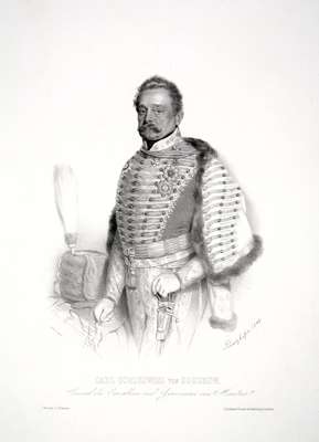 Obraz pod tytułem "Portret generała kawalerii Karola Gorzkowskiego"