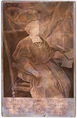 Obraz pod tytułem "Portret biskupa warmińskiego Andrzeja Załuskiego"