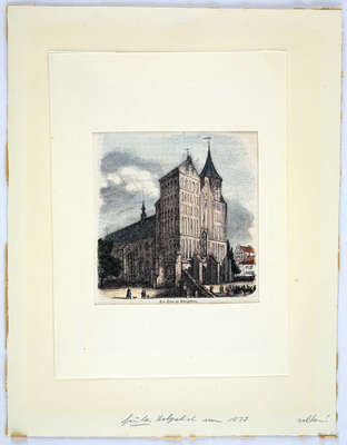 Obraz pod tytułem "Der Dom zu Königsberg - Widok katedry w Królewcu"