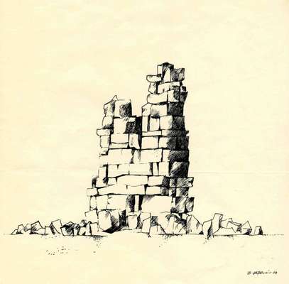 Obraz pod tytułem "Pomnik Grunwaldzki z 1983 r."