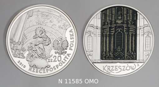 Obraz pod tytułem "moneta - 20 zł. Zabytki Rzeczpospolitej - Krzeszów"
