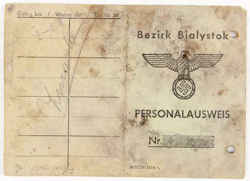 Obraz pod tytułem "Kartoteki osobowe z Okręgu Białostockiego, Baran Helena."