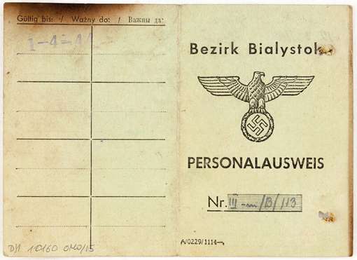 Obraz pod tytułem "Kartoteki osobowe z Okręgu Białostockiego, Borowik Rozalia."