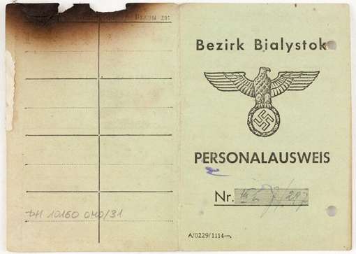 Obraz pod tytułem "Kartoteki osobowe z Okręgu Białostockiego, Janoszuk Filip."