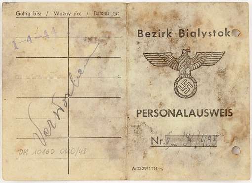 Obraz pod tytułem "Kartoteki osobowe z Okręgu Białostockiego, Krzysztofik Barbara."