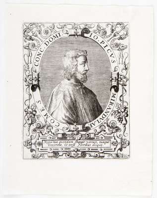 Obraz pod tytułem "Portret Giovanniego Pico della Mirandola (1463-1494)"