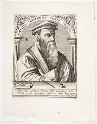 Obraz pod tytułem "Portret Celio Secondo Curione (1503-1569)"