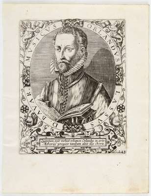 Obraz pod tytułem "Portret Orlandi di Lasso (1532-1594)"