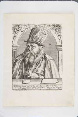 Obraz pod tytułem "Portret Nicolausa von Reusnera (1545-1602)"