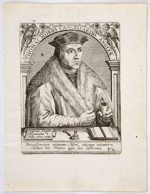 Obraz pod tytułem "Portret Thomasa More (1478-1535)"