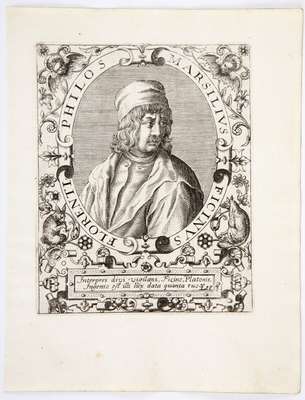 Obraz pod tytułem "Portret Marsilio Ficino (1433-1499)"