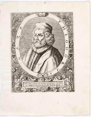 Obraz pod tytułem "Portret Theodorusa Gazy (1398-1478)"