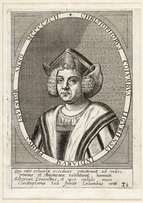 Obraz pod tytułem "Portret Krzysztofa Kolumba (1451-1506)"