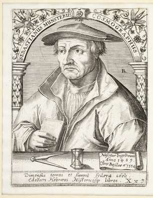 Obraz pod tytułem "Portret Sebastiana Münstera (1489-1552)"