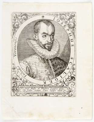 Obraz pod tytułem "Portret Josepha Justusa Scaligera (1540-1609)"