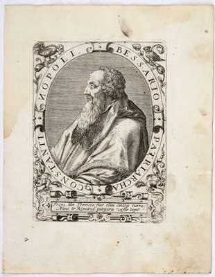 Obraz pod tytułem "Portret Bessariona (1395/1408-1472)"