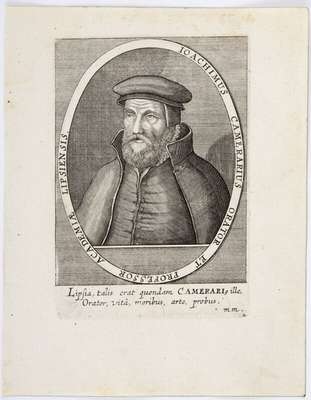 Obraz pod tytułem "Portret Joachima Camerariusa Starszego (1500-1574)"