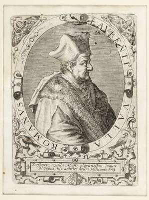 Obraz pod tytułem "Portret Lorenzo Valla (1407-1457)"