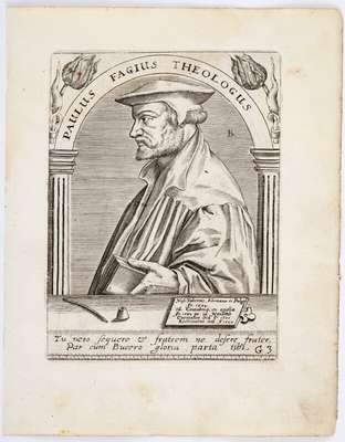 Obraz pod tytułem "Portret Paula Fagiusa (1504-1549)"