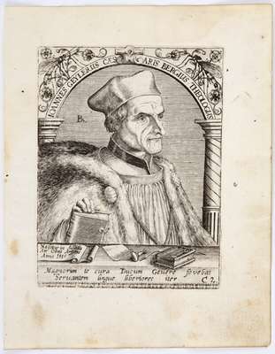 Obraz pod tytułem "Portret Johannesa Geiler von Kaysersberga (1445-1510)"