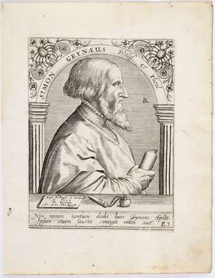 Obraz pod tytułem "Portret Simona Grynaeusa (1493-1541)"