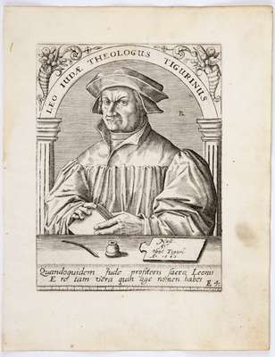 Obraz pod tytułem "Portret Leo Jud (1482-1542)"