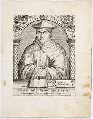 Obraz pod tytułem "Portret Jacobusa Latomusa (ok. 1475-1544)"