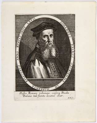 Obraz pod tytułem "Portret Johna Bale (1495-1563)"
