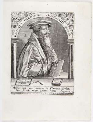 Obraz pod tytułem "Portret Jana Kalwina (1509-1564)"