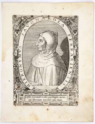 Obraz pod tytułem "Portret Girolamo Savonaroli (1452-1498)"