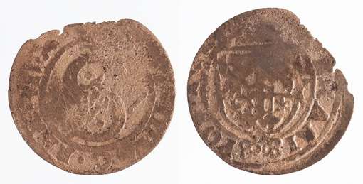 Obraz pod tytułem "moneta - trzeciak poznański"