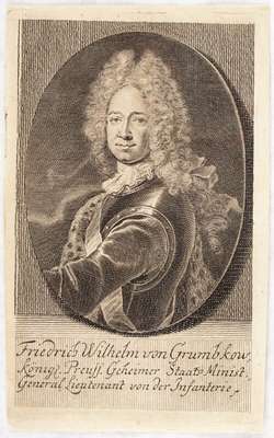 Obraz pod tytułem "Portret Fryderyka Wilhelma von Grumbkow (1678-1739)"