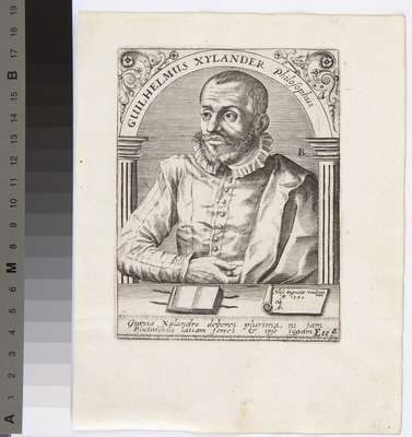 Obraz pod tytułem "Portret Guilelmusa Xylandera (1532-1576)"