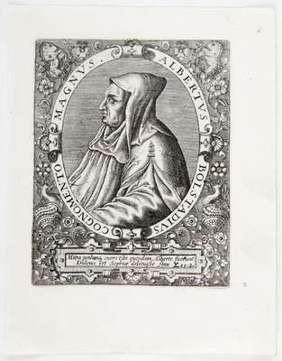 Obraz pod tytułem "Portret św. Alberta Wielkiego (1193-1280)"