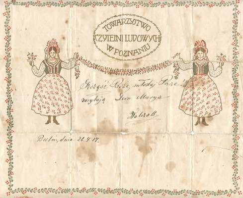 Obraz pod tytułem "Telegram Kościuszkowski"