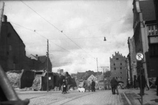 Obraz pod tytułem "Olsztyn - Stare Miasto, 1945-1948"