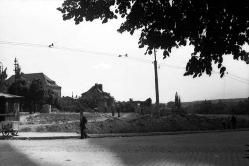 Obraz pod tytułem "Olsztyn, Plac Armii Czerwonej, 1945-48"