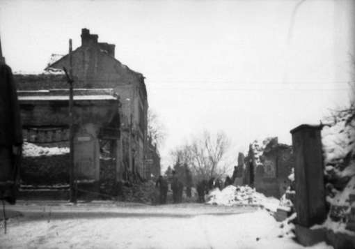 Obraz pod tytułem "Olsztyn, Stare Miasto, 1945-48"