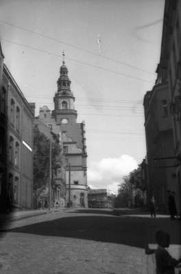 Obraz pod tytułem "Olsztyn, ratusz, 1945-48"